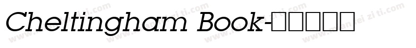 Cheltingham Book字体转换